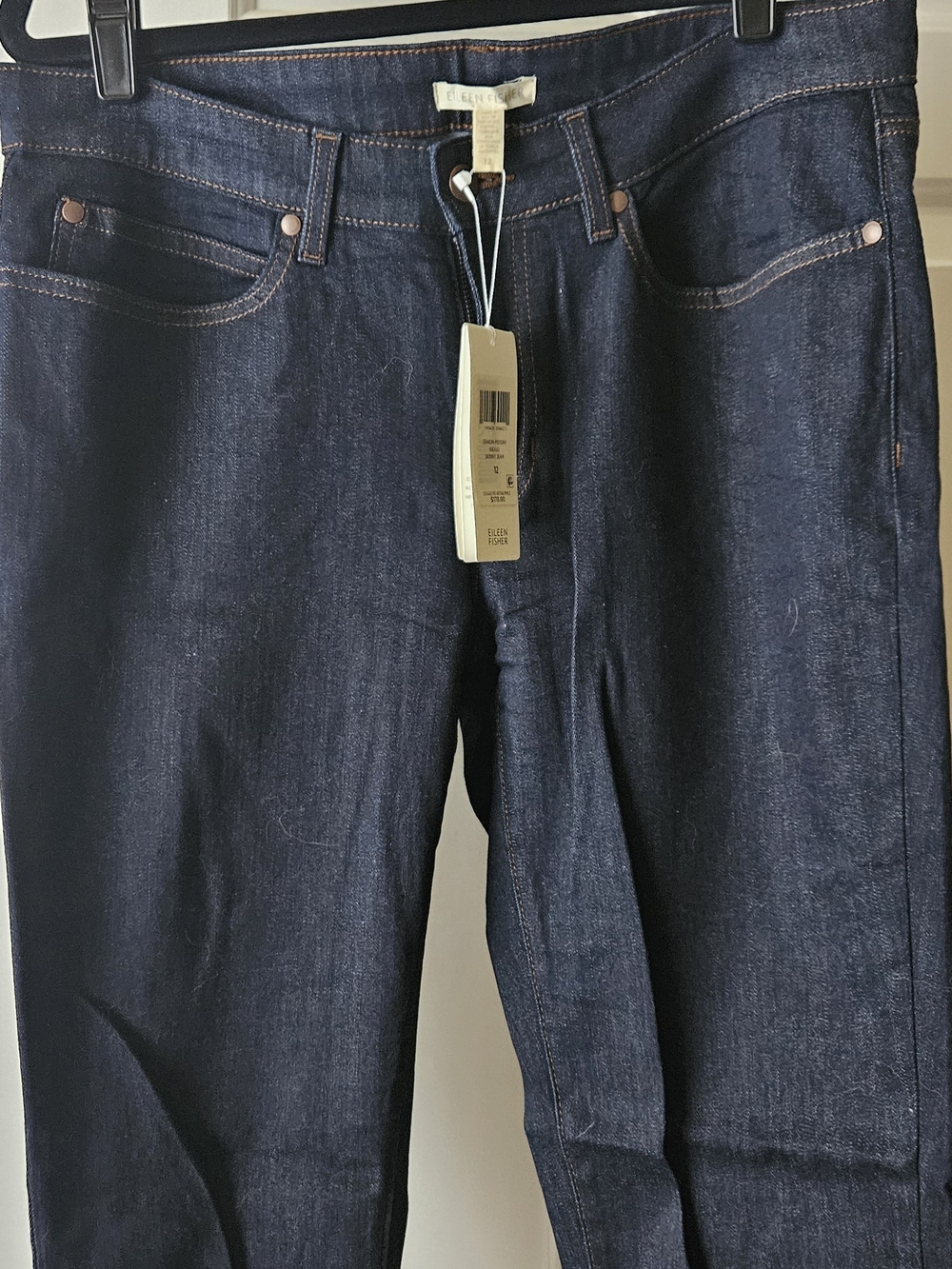 Eileen Fisher Skinny Dark Blue Denim Jeans